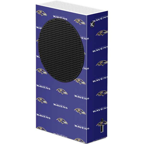 NFL Baltimore Ravens Blitz Series Xbox Series S Console Skin